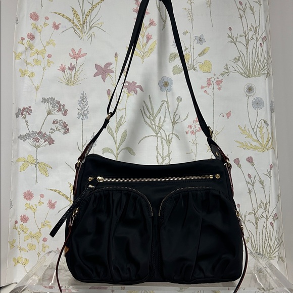 Black Women's Shoulder/ Crossbody Bag MZ Wallace